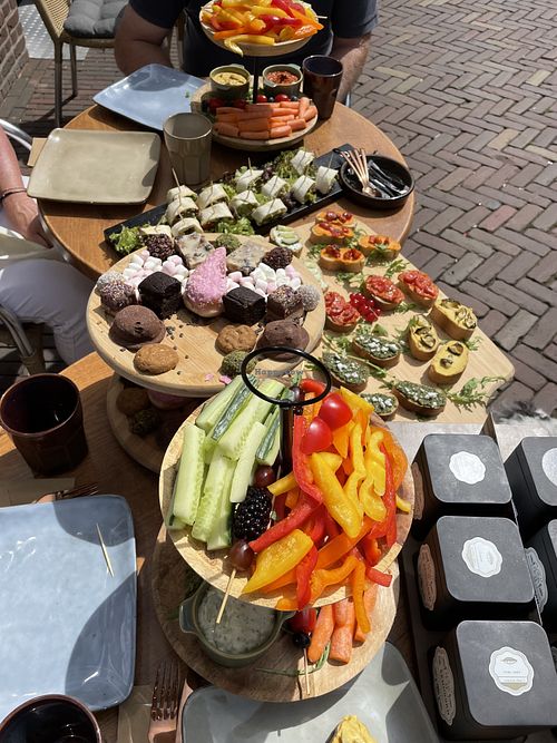 Vegan high tea for 4 people   at Zoet in Meppel
