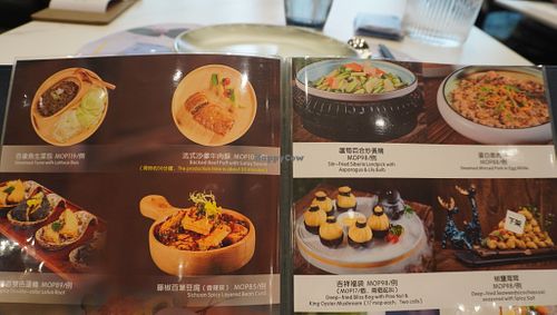Huge selection! Thick, full color menu! at Love Veggie Macau in Macau