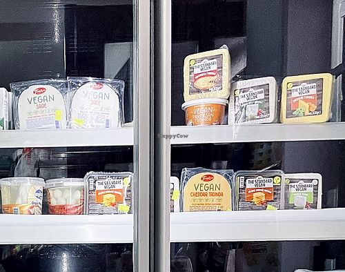 Vegan cheeses!!  at Genç Market in Antalya