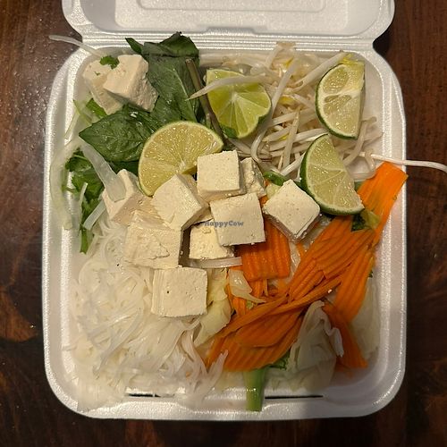 fresh tofu fixings   at Pho 175 in Woodinville