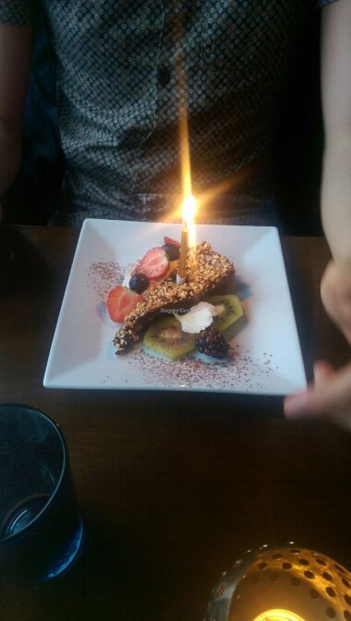 Ferrero Rocher birthday version at Cafe Roya in Beeston