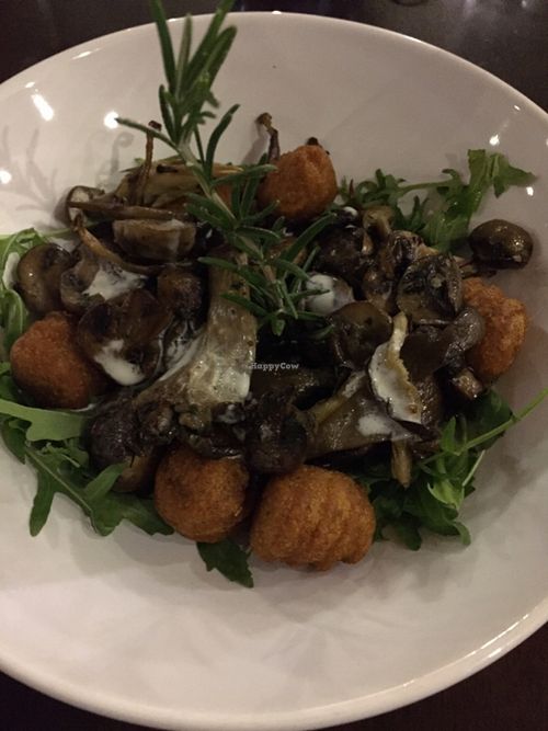 pumpkin gnocchi  at Cafe Roya in Beeston