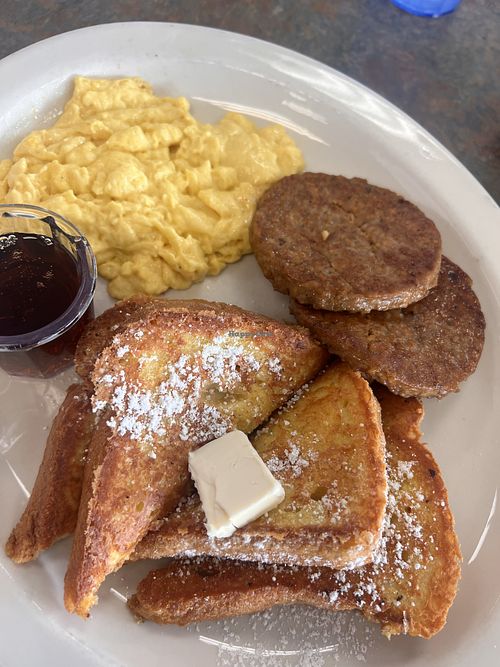 Vegan breakfastt  at Biscuits Cafe in Gresham