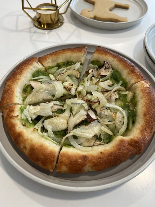 Pizza  at Cafe Planet in Kyoto