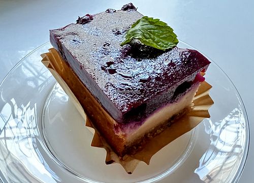 Berry cheesecake  at Veganet by Kanda in Bangkok