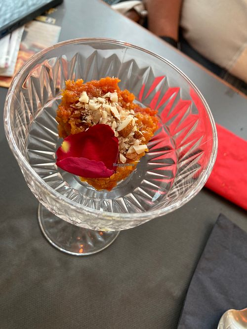 Warm Carrot halwa  at Chandigarh in Brussels