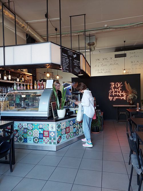 Inside at 2eat Falafel & Hummus in Riga