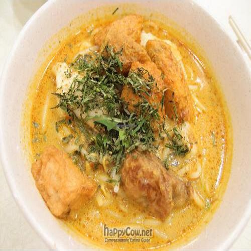 Vegan Laksa - no carnation milk added ! at Vegetarian Era in East Singapore