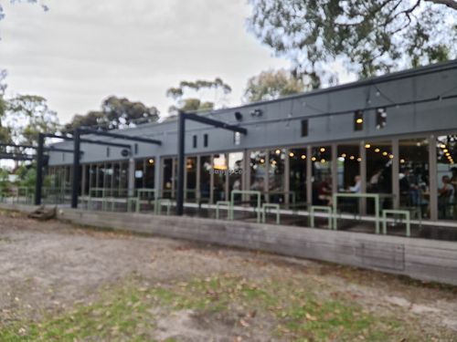 Outside,  from the golf course at Studley Grounds in Kew