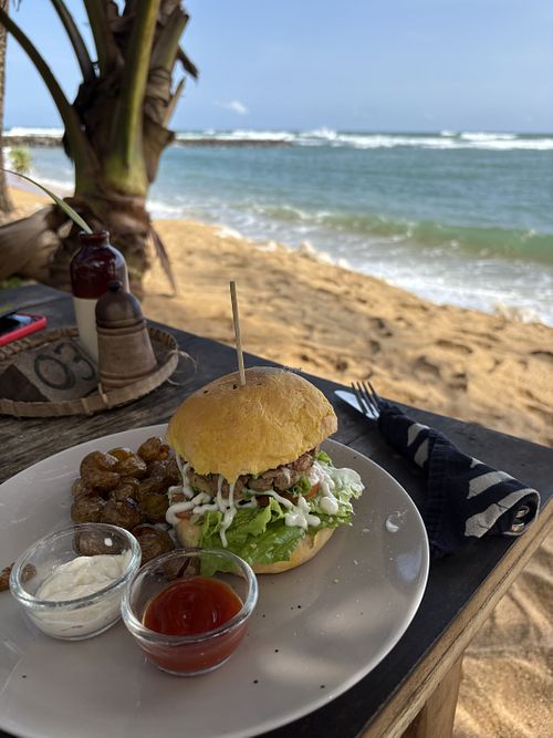 Jackfruit burger   at THE SLOW in Mirissa