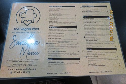  at The Vegan Chef - Sandton in Johannesburg