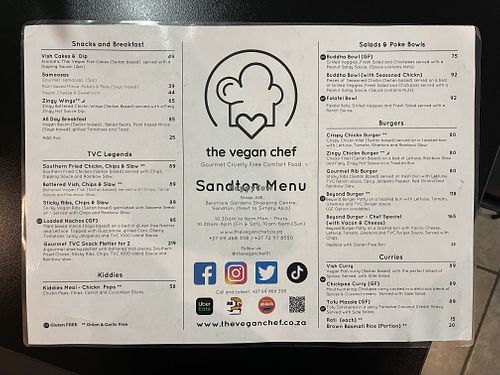   at The Vegan Chef - Sandton in Johannesburg