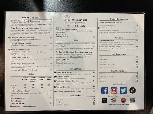   at The Vegan Chef - Sandton in Johannesburg