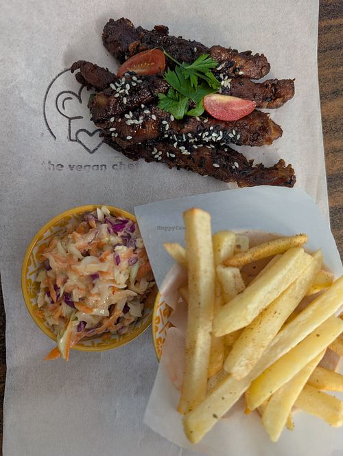 Sticky ribs at The Vegan Chef - Umhlanga in Durban