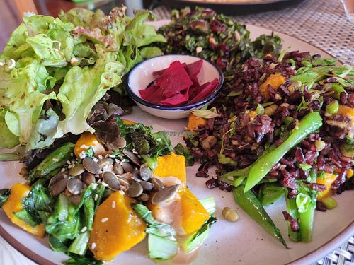 Set meal #1 #Veganuary at Yoga House in Koh Phangan