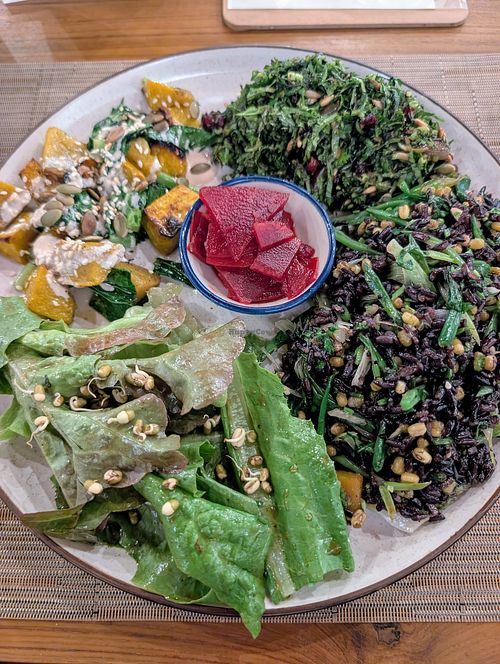 Set meal number one 😋 at Yoga House in Koh Phangan