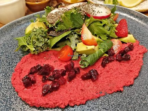 Garbanzo Beetroot Salad at Am I Addicted in Central Singapore