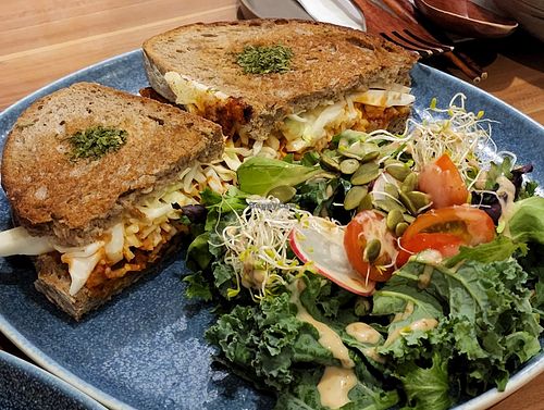 Kimchi cheese Sandwich at Am I Addicted in Central Singapore