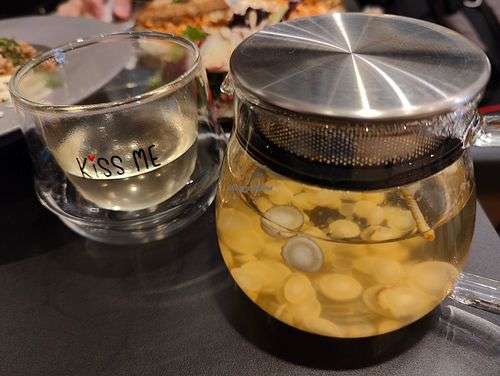 Ginseng tea at Am I Addicted in Central Singapore