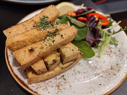 Fried tofu at Am I Addicted in Central Singapore