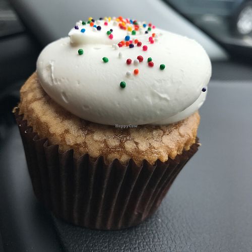 Vanilla Cupcake at Sensitive Sweets in Fountain Valley