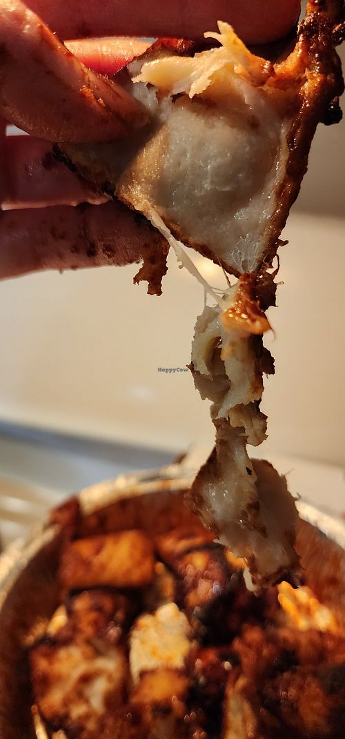 Wet dough, dripping and falling apart as I took the photos at Pizza Twist in Lynnwood