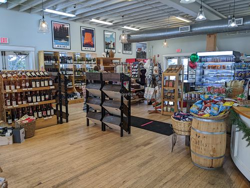Store ambience at C Salt Gourmet Market in Cape Elizabeth