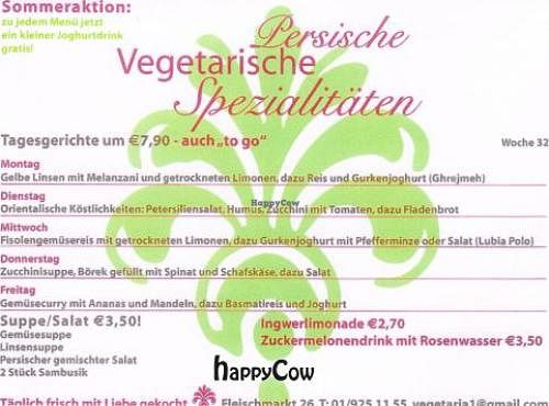 Daily menus, week 32/2012. at Kardamom in Vienna