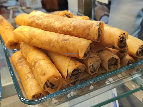Fried Spring rolls at Uniquely Vegetarian 优素 in Central Singapore