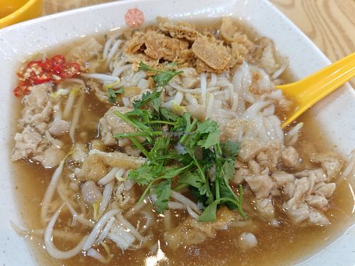 Ipoh hor fun at Uniquely Vegetarian 优素 in Central Singapore