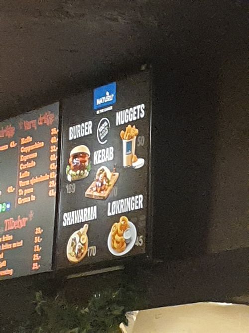 Their vegan menu - I just ignored it for 10 minutes straight because there was no green color 😅 at Parrilla in Tromsoe