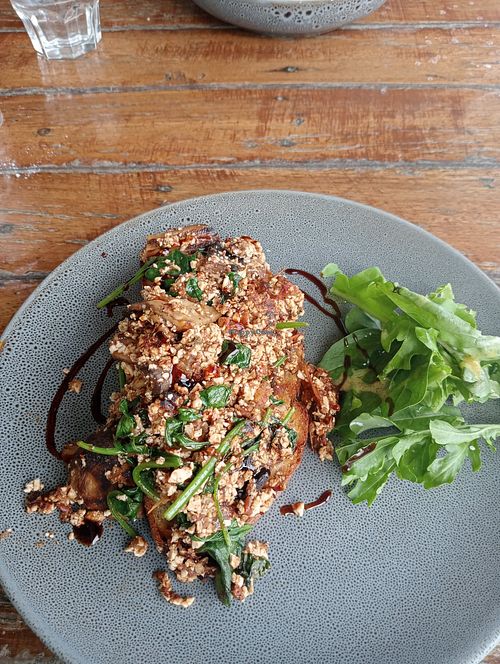 Tofu scramble at Myrtle and Stone in Wollombi