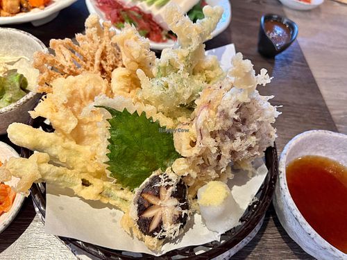 Mixed veggies tempura  at Zen - Plearnary Mall in Bangkok