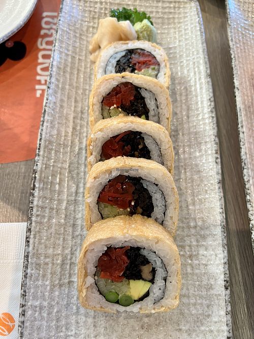 Tofu & veggies rolls #Veganuary at Zen - Plearnary Mall in Bangkok