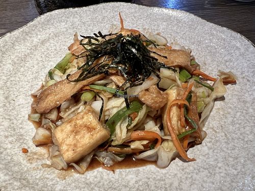 Yakisoba (special order with no noodles)  at Zen - Plearnary Mall in Bangkok
