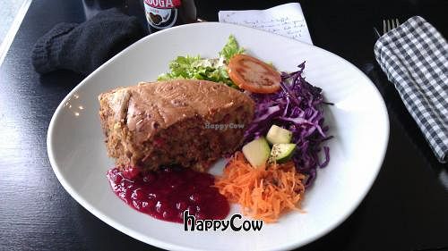 Vegan carbonara pancake/pie  at Kao's in Malmo