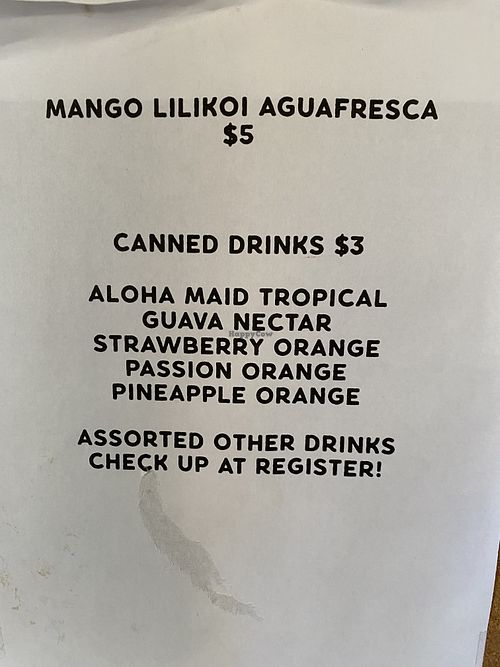 Drinks at Red Hot Mama's in Princeville