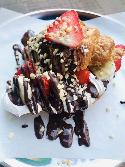 Vegan croissant  at Croi  in Istanbul