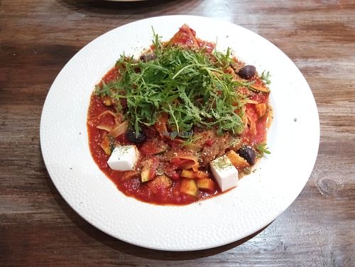Pasta Primavera at VegANGELov  in Belgrade