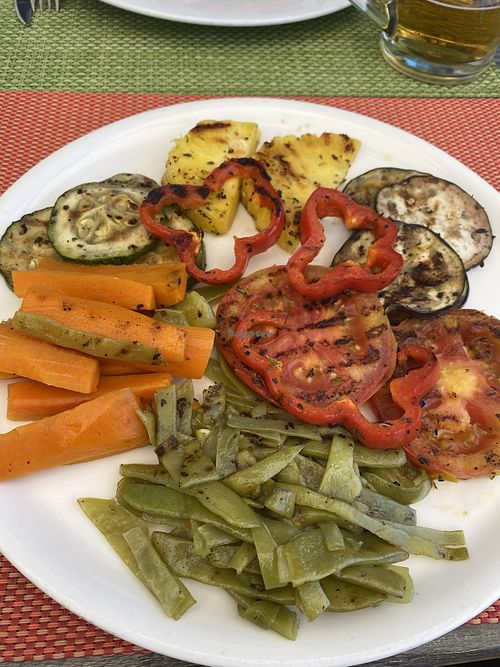 Vegetable plate   at Restaurante Cabrestante in Machico
