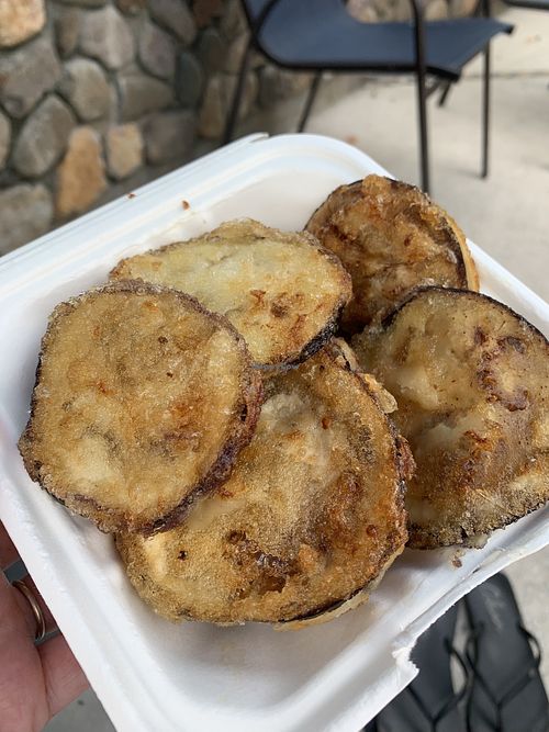 Eggplant chips  at Sayulita Public House in Sayulita