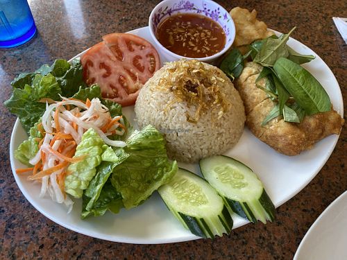 Friend chicken house specialty  at Thuong An lac in Honolulu