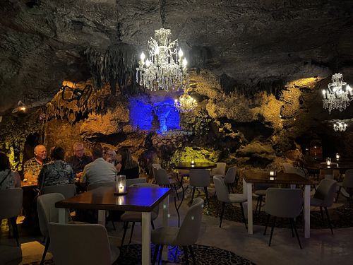 Dining area  at Alux Restaurante in Playa Del Carmen