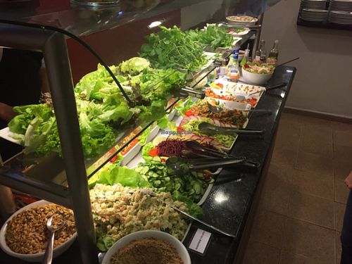 Salad buffet. at Lagoa Tropical in Sao Paulo