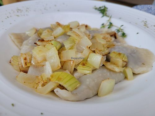 Lentil pierogi at Secret Beach Bar and Grill in Koh Phangan