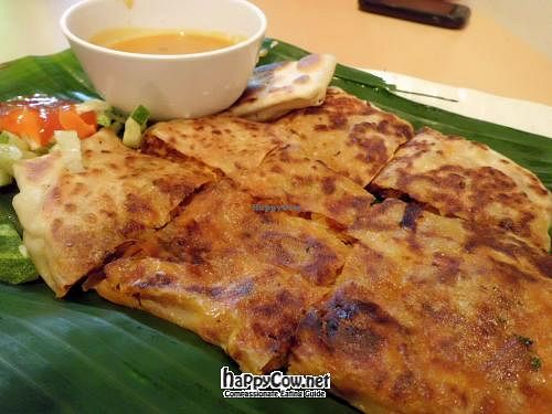 Vegetarian Murtabak  (Mutton) @ S$5 at Gokul Vegetarian Restaurant - Fortune Centre in Central Singapore