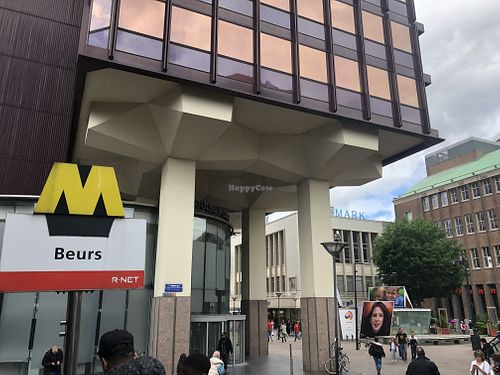 Entrance corner Coolsingel/Westblaak  at Holy Pita in Rotterdam