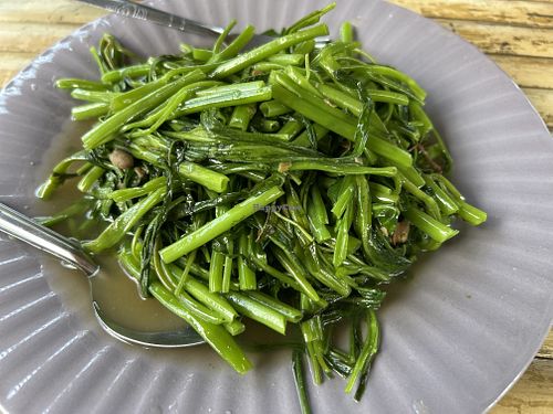 Morning glory   at JaJa's Restaurant Thai Vegan in Koh Phangan