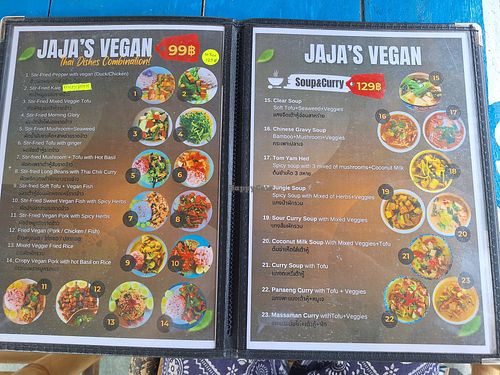  at JaJa's Restaurant Thai Vegan in Koh Phangan