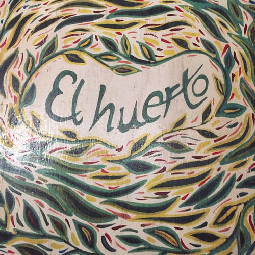 menu at El Huerto in Santiago